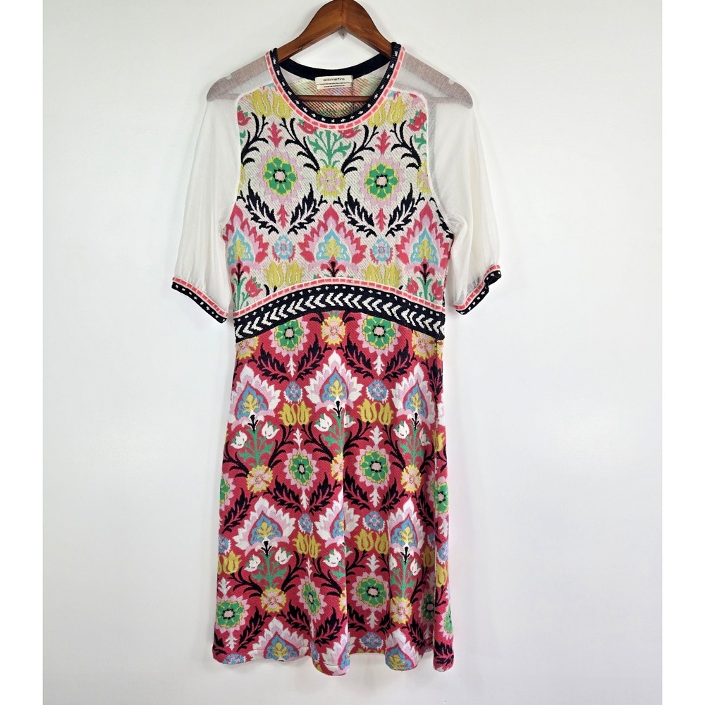 Aldomartins Anthropologie Womens Large Petite LP Winona Dress NWT‎